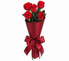 Букет 5 Красных роз Эдлесс Лав в Дмитриевке