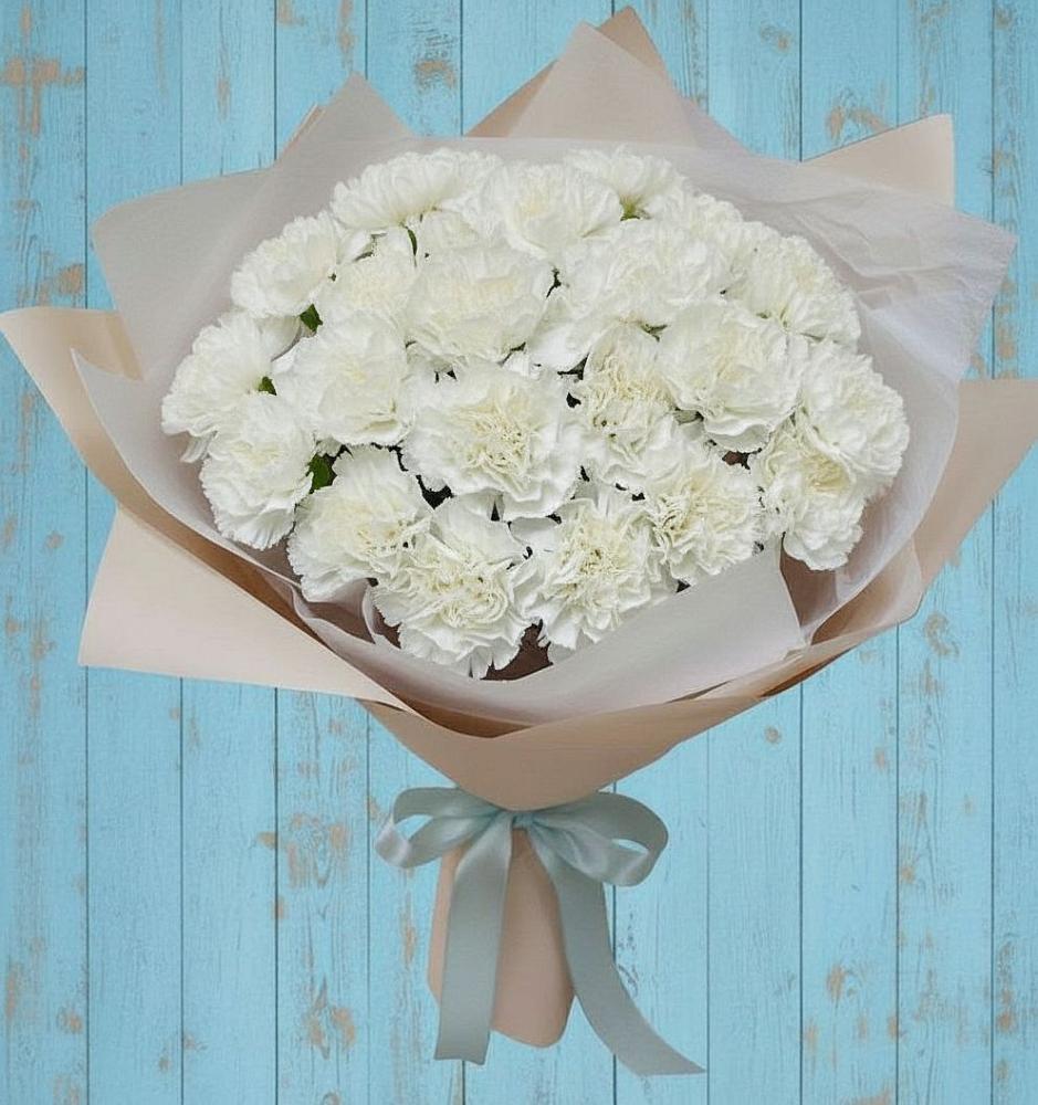 Букет цветов из: Гвоздики в Дмитриевке