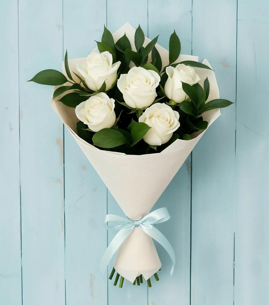 Букет цветов из: Розы в Дмитриевке