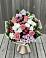 Букет цветов из: Альстромерии, Гвоздики, Розы и Хризантемы в Дмитриевке