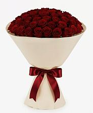 Букет 101 Бордовая роза Блэк Бакарра в Дмитриевке