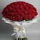 Букет 101 Красная роза Блэк Мэджик в Дмитриевке