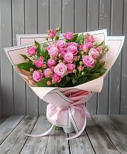 Букет Розовый кустик #REPLACE_PRED# Дмитриевке