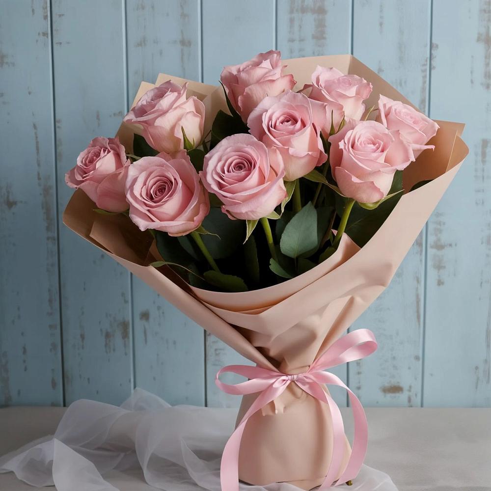 Букет цветов из: Розы в Дмитриевке