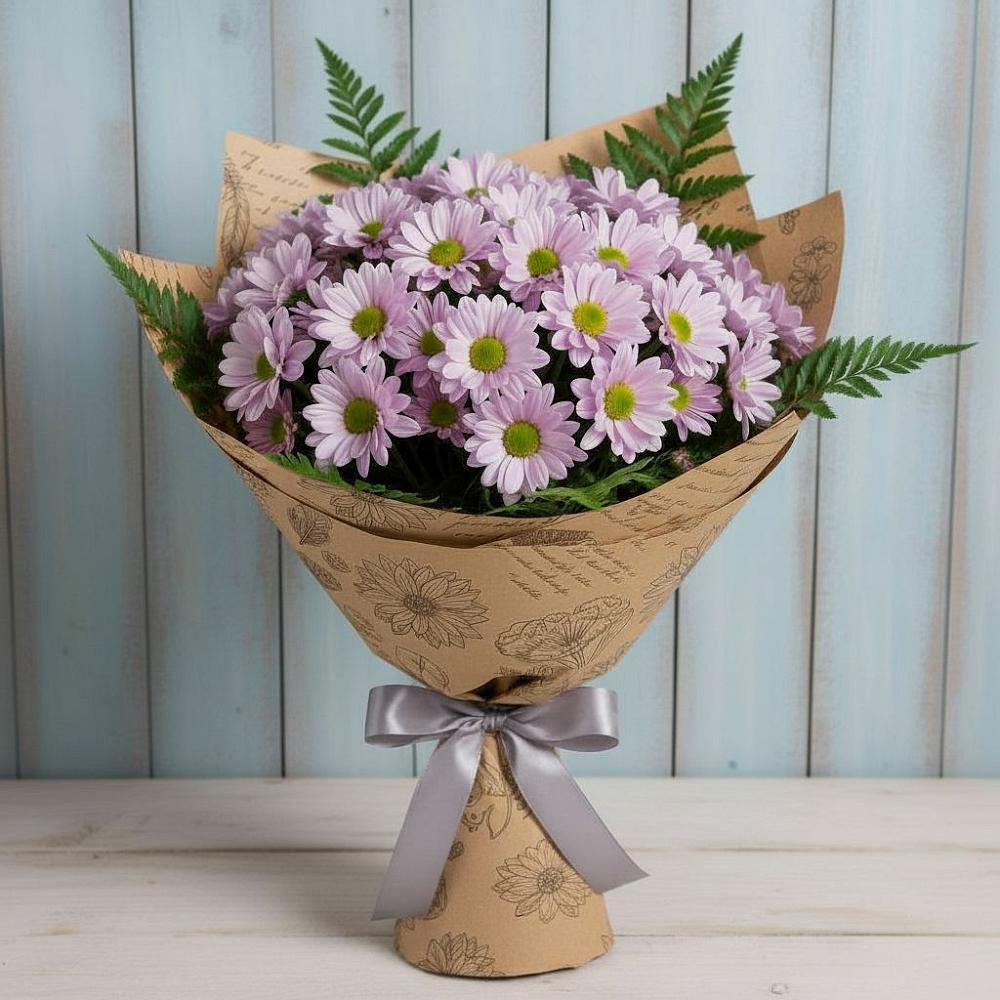 Букет цветов из: Хризантемы в Дмитриевке