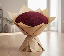Букет 101 Красная роза в Дмитриевке