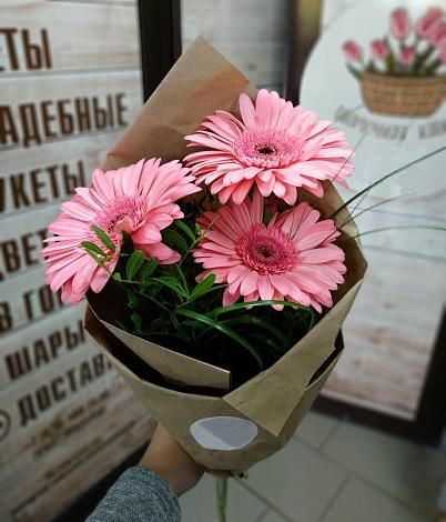 Букет цветов из: Герберы в Дмитриевке
