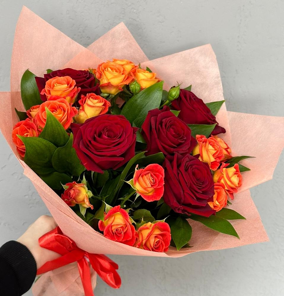 Букет Любовь и восторг в Дмитриевке