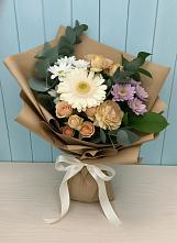 Букет цветов из:  Герберы и Хризантемы в Дмитриевке
