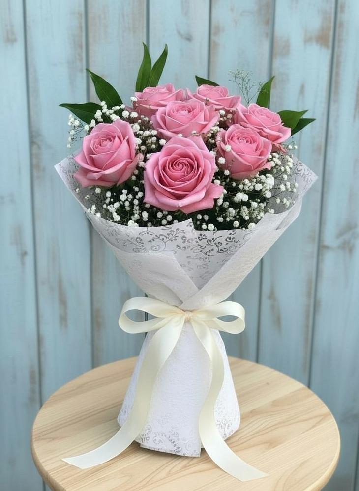 Букет цветов из: Розы в Дмитриевке