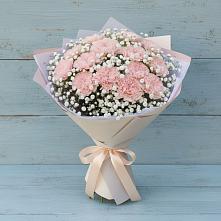 Букет цветов из:  Гвоздики #REPLACE_PRED# Дмитриевке