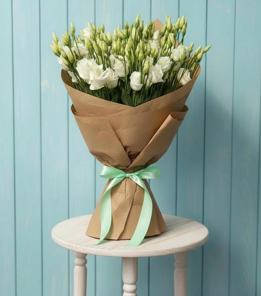 Букет цветов из: Лизиантусы в Дмитриевке