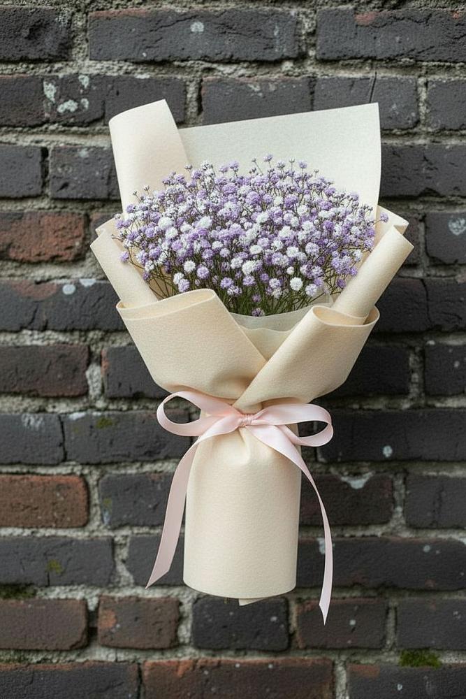 Букет цветов из: Гипсофила в Дмитриевке