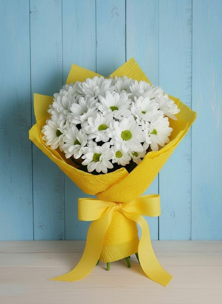 Букет цветов из: Хризантемы в Дмитриевке