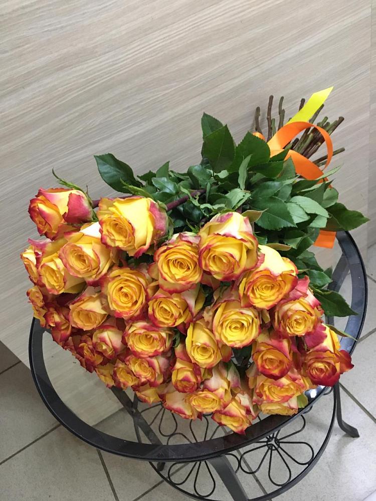 Букет Желтые розы в Дмитриевке