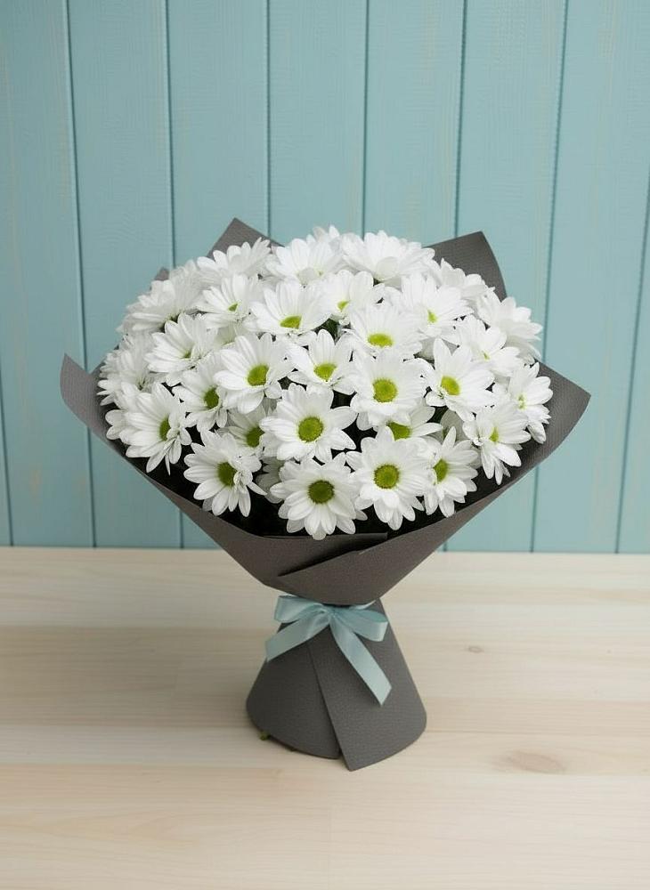 Букет цветов из: Хризантемы в Дмитриевке