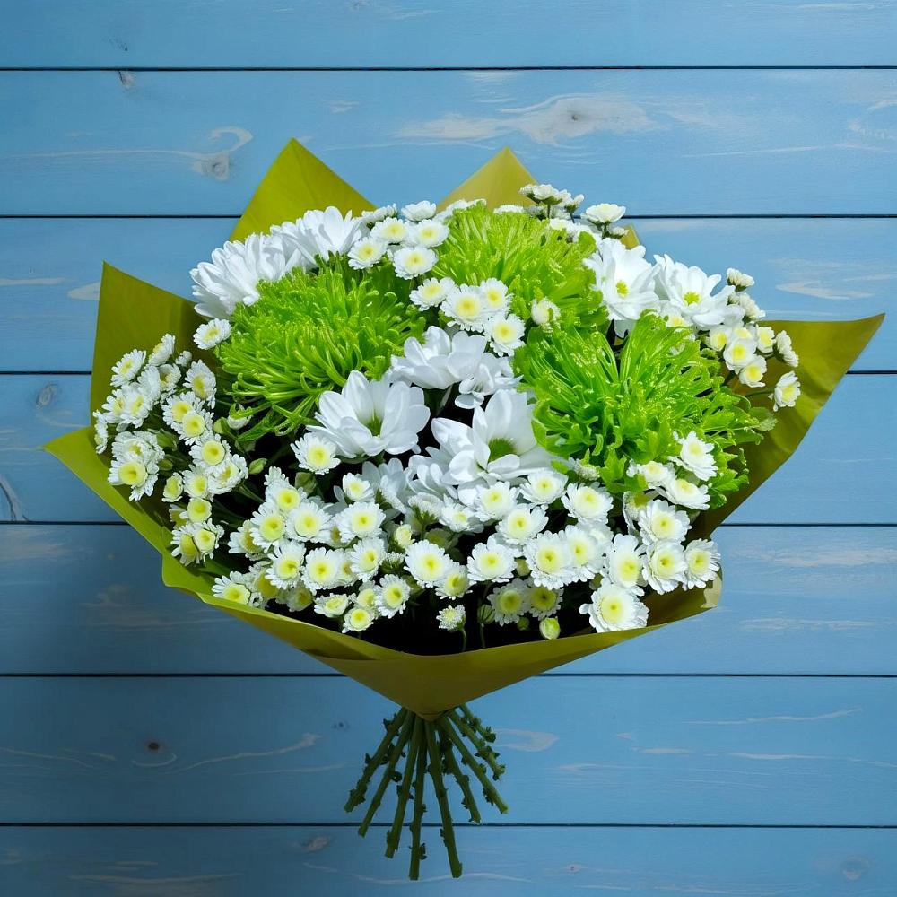 Букет цветов из: Хризантемы в Дмитриевке