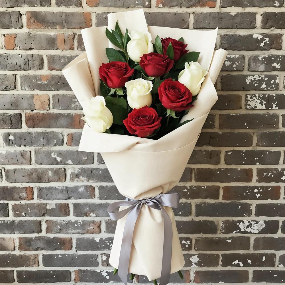 Букет цветов из: Розы в Дмитриевке