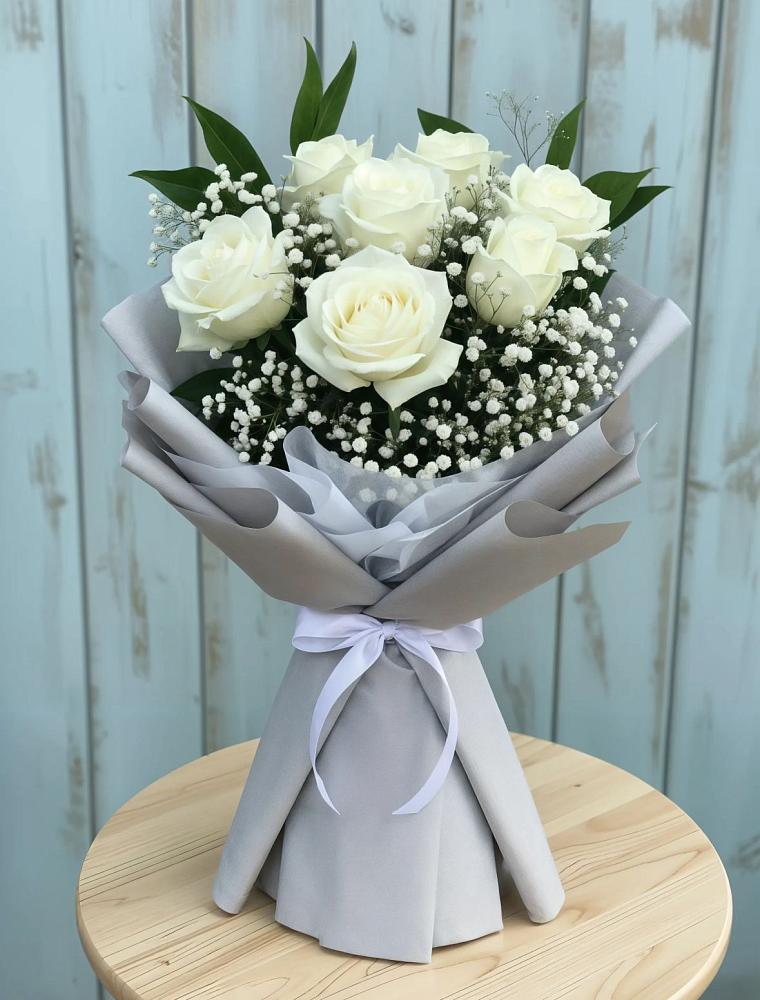 Букет цветов из: Розы в Дмитриевке