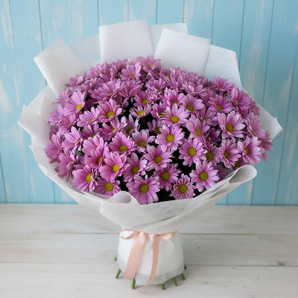 Букет цветов из: Хризантемы в Дмитриевке
