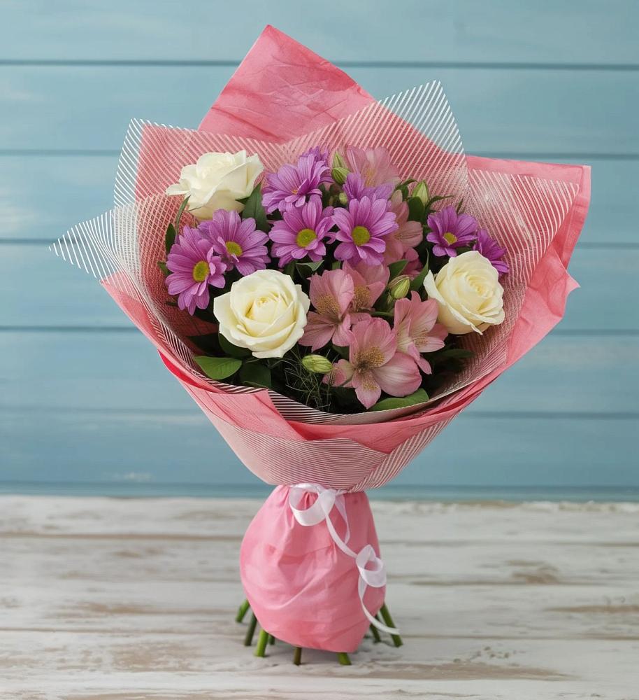 Букет цветов из: Герберы в Дмитриевке