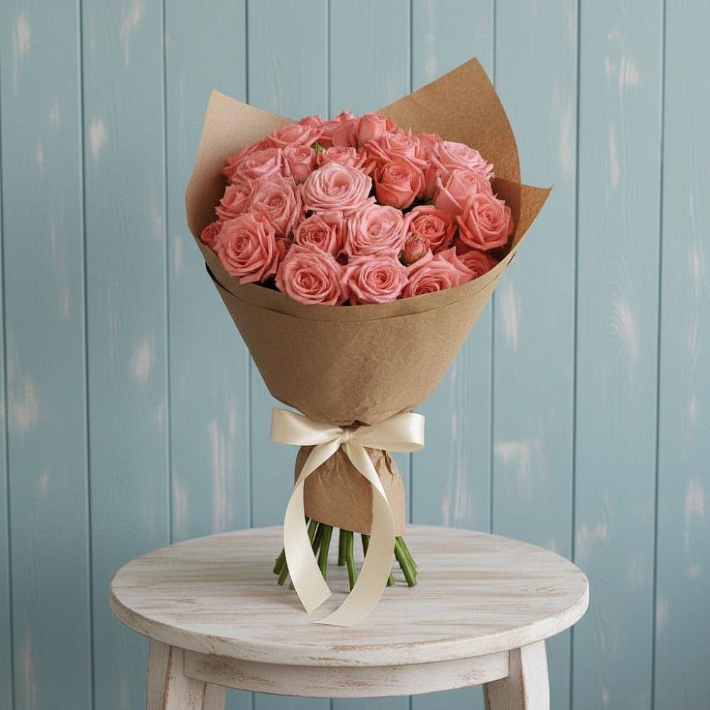 Букет цветов из: Розы в Дмитриевке