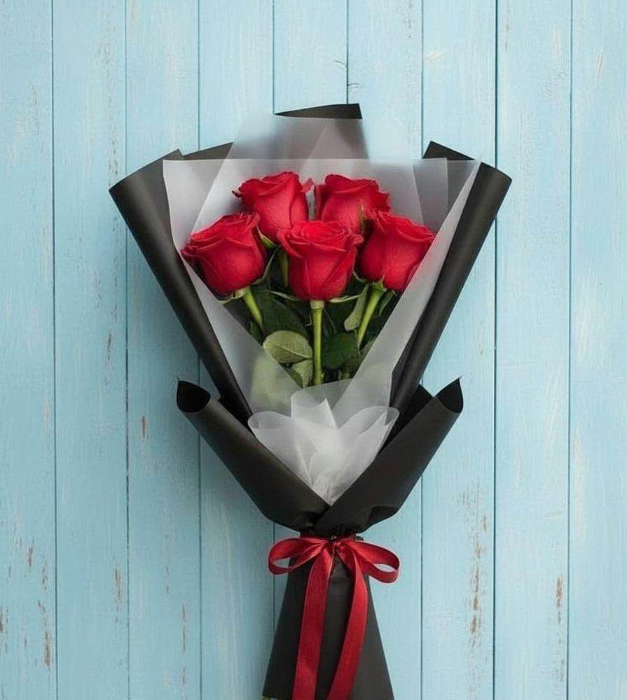 Букет цветов из: Розы в Дмитриевке