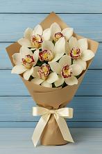 Букет цветов из:  Орхидеи и Розы в Дмитриевке